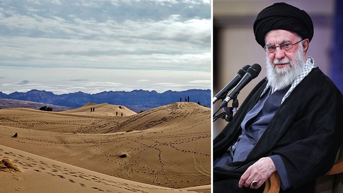 Till höger: Irans ayatollah Ali Khamenei. Foto: Ebrahim Noroozi/AP/TT