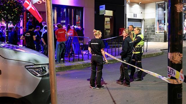 Polis i Kristiansand, Norge, efter en allvarlig våldshändelse i augusti. Bild: Tor Erik Schrøder / NTB