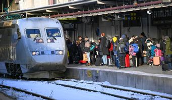 Vintervädret har orsakat förseningar i tågtrafiken. Arkivbild. Foto: Anders Wiklund/TT