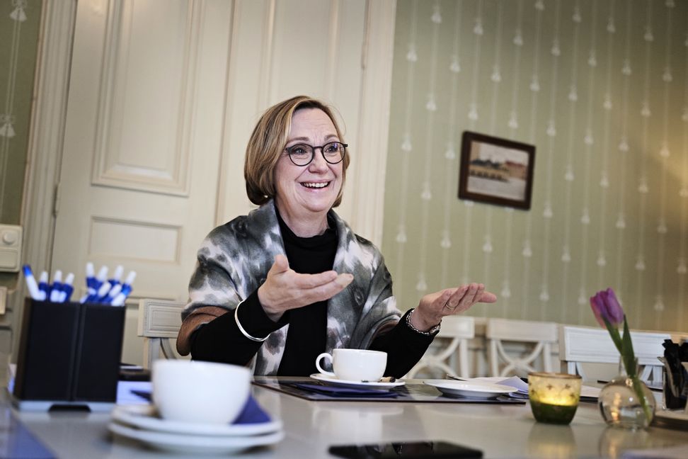 Ny prognos från Handelsbanken, med chefsekonom Christina Nyman. Arkivbild. Simon Rehnström/SvD/TT