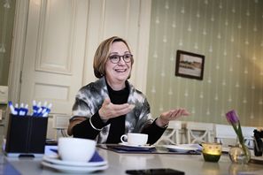 Ny prognos från Handelsbanken, med chefsekonom Christina Nyman. Arkivbild. Simon Rehnström/SvD/TT