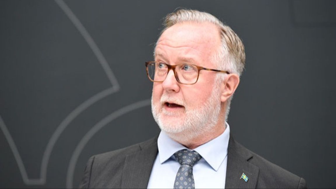 Johan Pehrson (L). Foto: Viktoria Bank/TT.