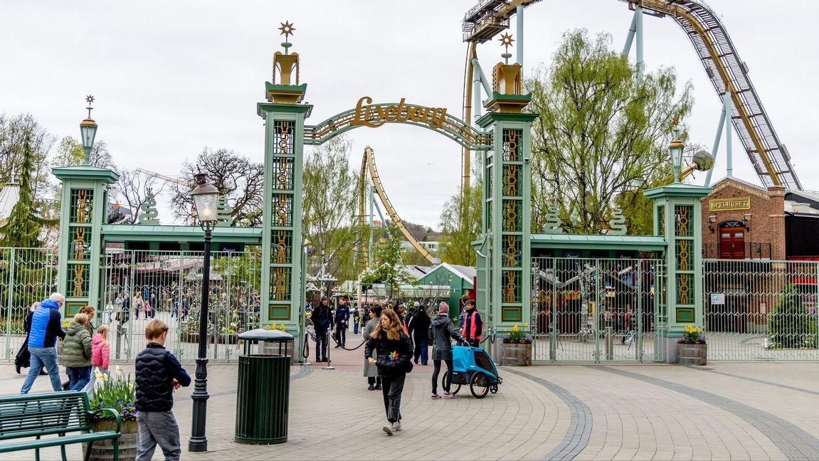 Nöjesparken Liseberg, södra entrén i Göteborg Foto Adam Ihse / TT