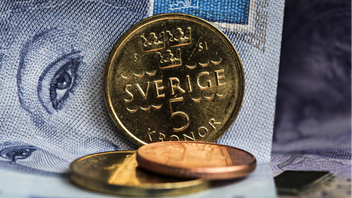 Svensk valuta. Sedlar och mynt. Foto: Fotograferna Holmberg / TT