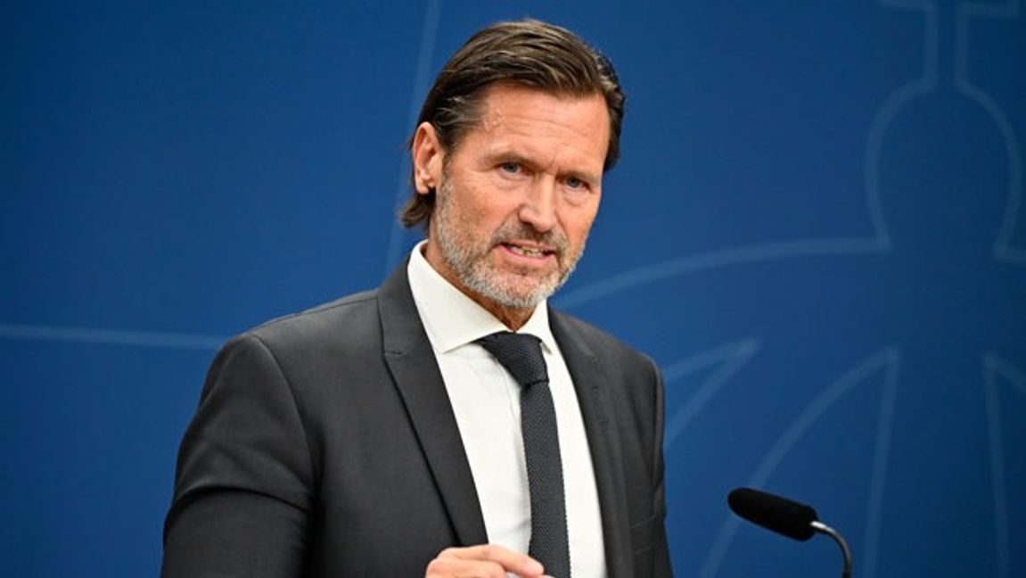 Martin Melin (L). Foto: Anders Wiklund/TT.