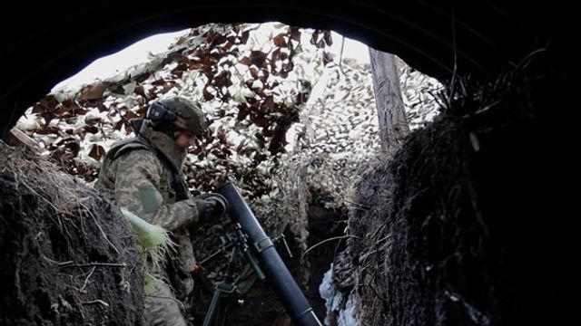 Vardag för ukrainska granatkastarpjäsbesättningar i Charkivregionen. Foto: Bohdana Ljaskivska