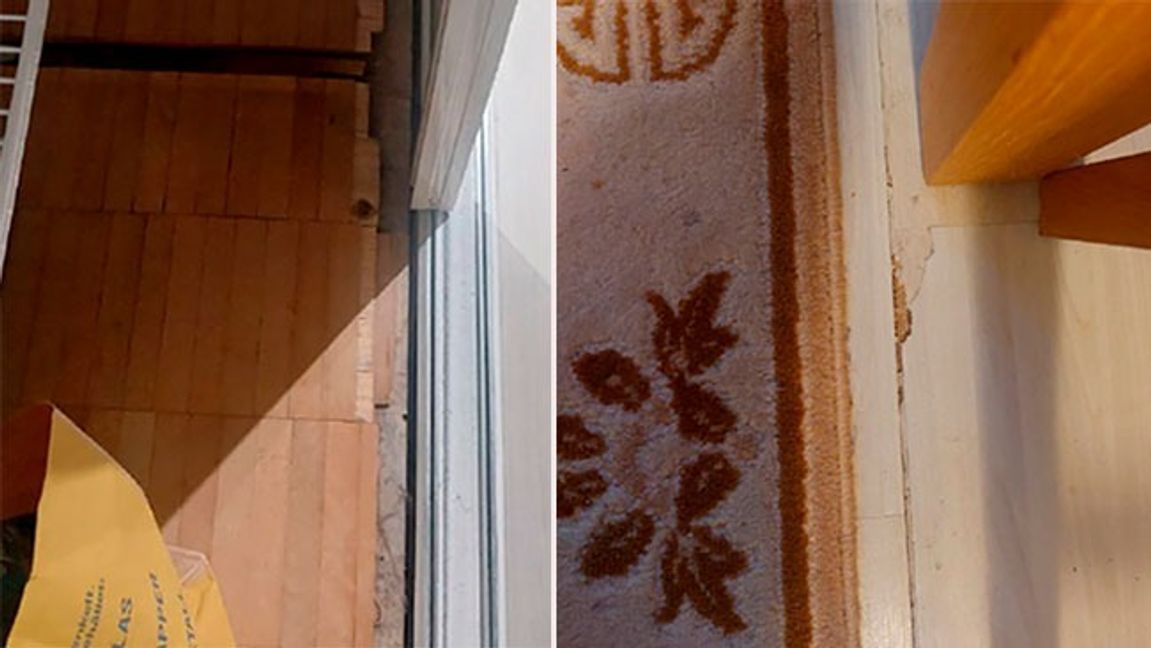 Hyresvärdens bilder från lägenheten.