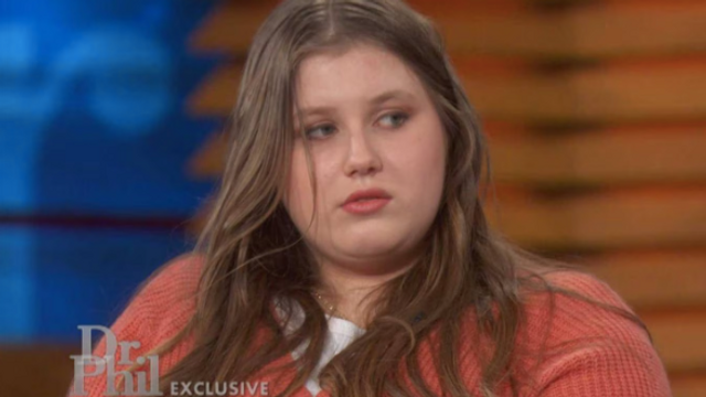 Julia Wendell deltog nyligen i programmet Dr Phil där hon berättade att hon trodde att hon är den försvunna Madeleine McCann. Foto: Youtube 