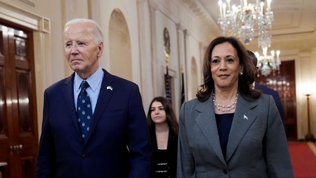 President Joe Biden och vicepresident Kamala Harris – inte längre bästa vänner? Foto: AP