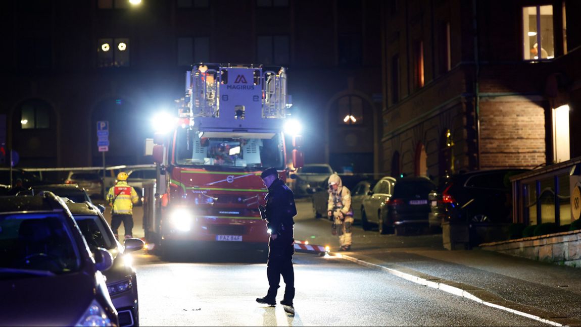 En explosion inträffade under natten till fredagen i centrala Göteborg. Adam Ihse/TT