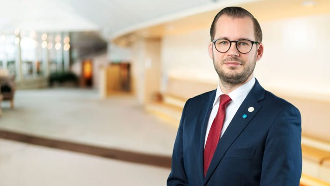 Mattias Bäckström Johansson (SD). Foto: Pressbild.