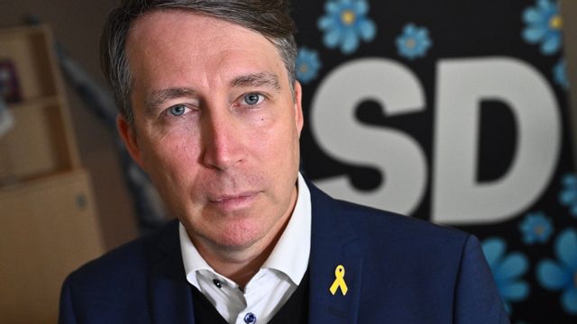 Richard Jomshof – slutar som ordförande för justitieutskottet. Arkivbild. Claudio Bresciani/TT