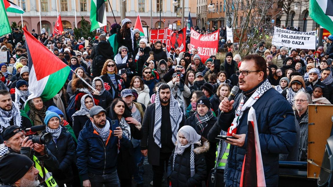 Det är en tidsfråga innan Sverige får sitt första muslimska parti i riksdagen. El-Haj ger en inblick i frågor som de kan tänkas att driva. Foto: Fredrik Persson/TT