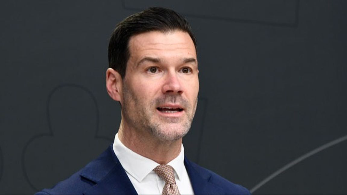 Migrationsministern Johan Forssell (M). Foto: Lars Schröder/TT. 