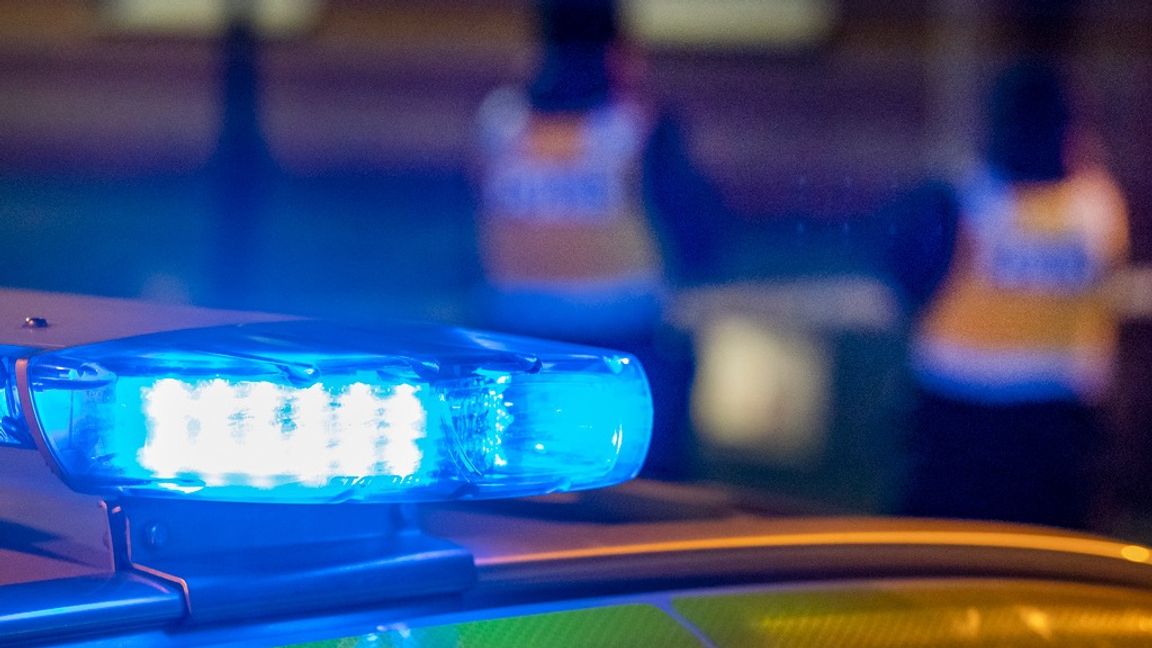 Polisen grep gärningsmannen efter att vittnen kvarhöll honom. Foto: Johan Nilsson/TT