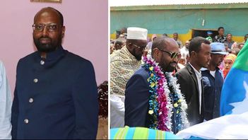 Abdirisak Waberi misstänks för att ha slussat pengar från skolverksamhet till det egna partiet i Somalia. Foto: Facebook