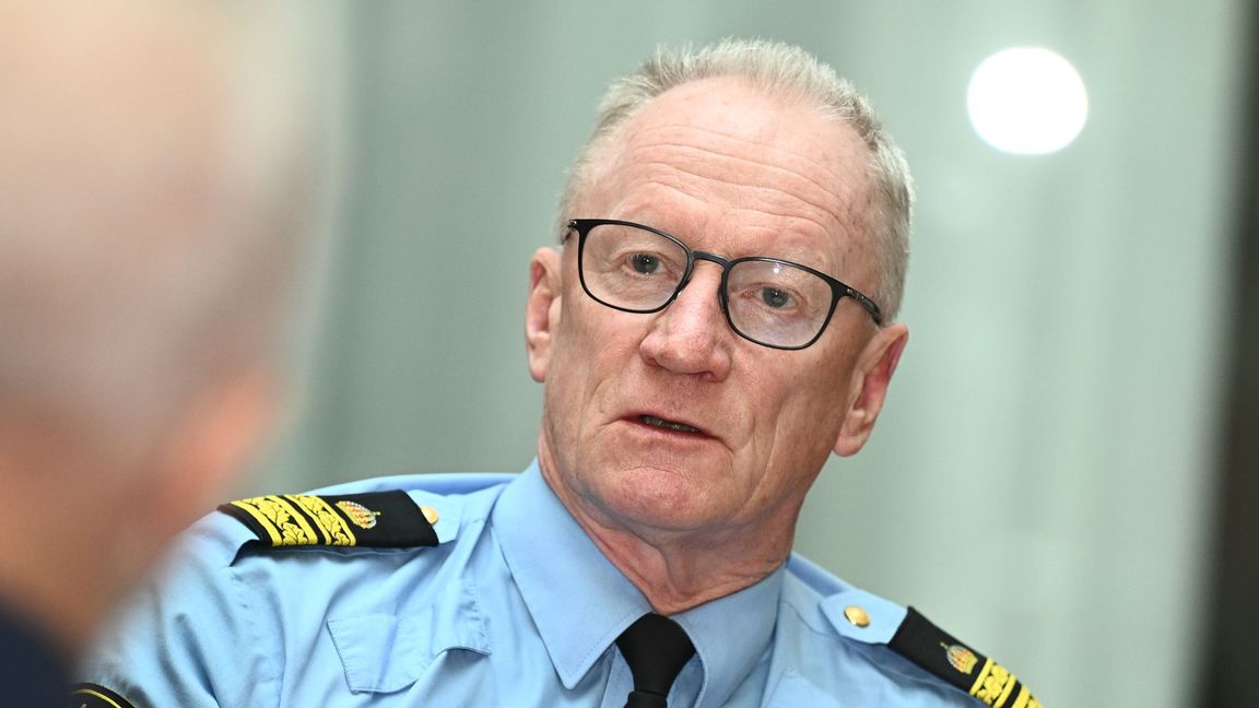 Per Engström, chef för Noa, slutar som polis efter kritiken mot maskeringsförbudet. Foto: Claudio Bresciani/TT