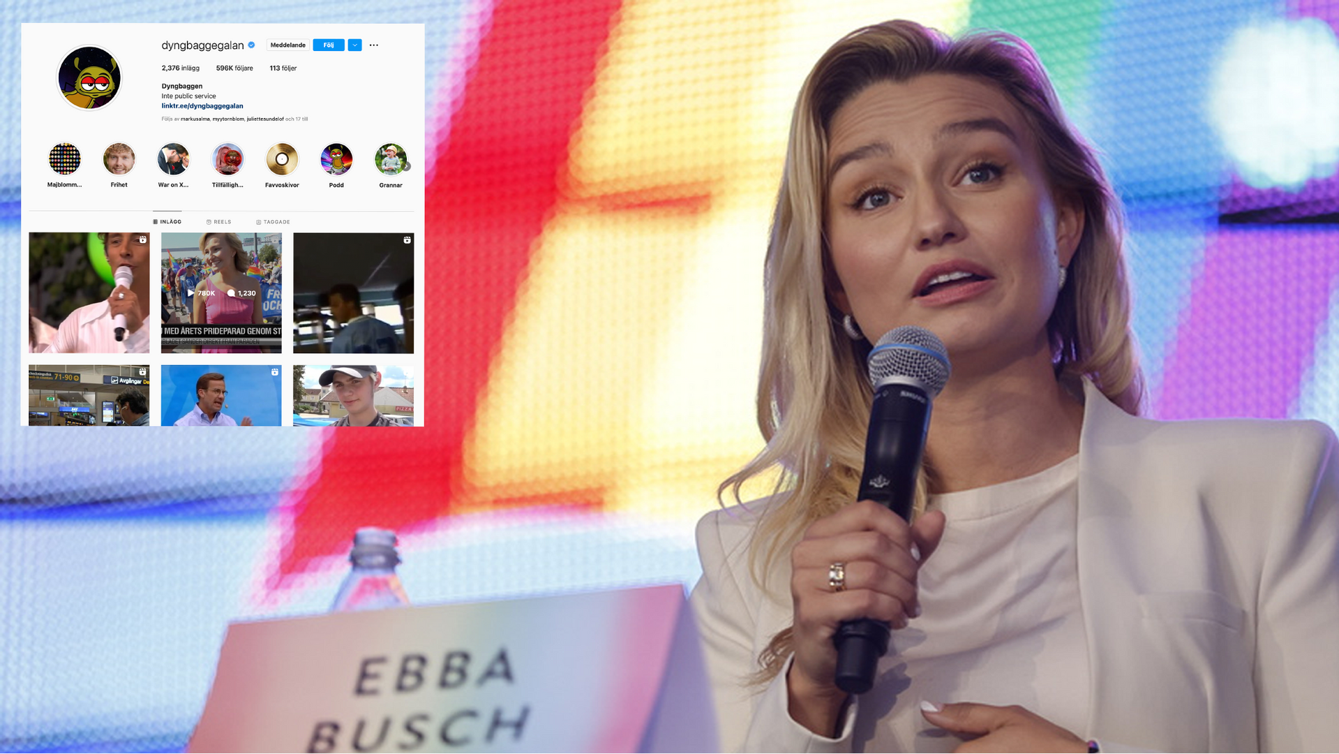 Ebba Busch Rasar Mot Instagramkonto: ”Sprider Fake News”