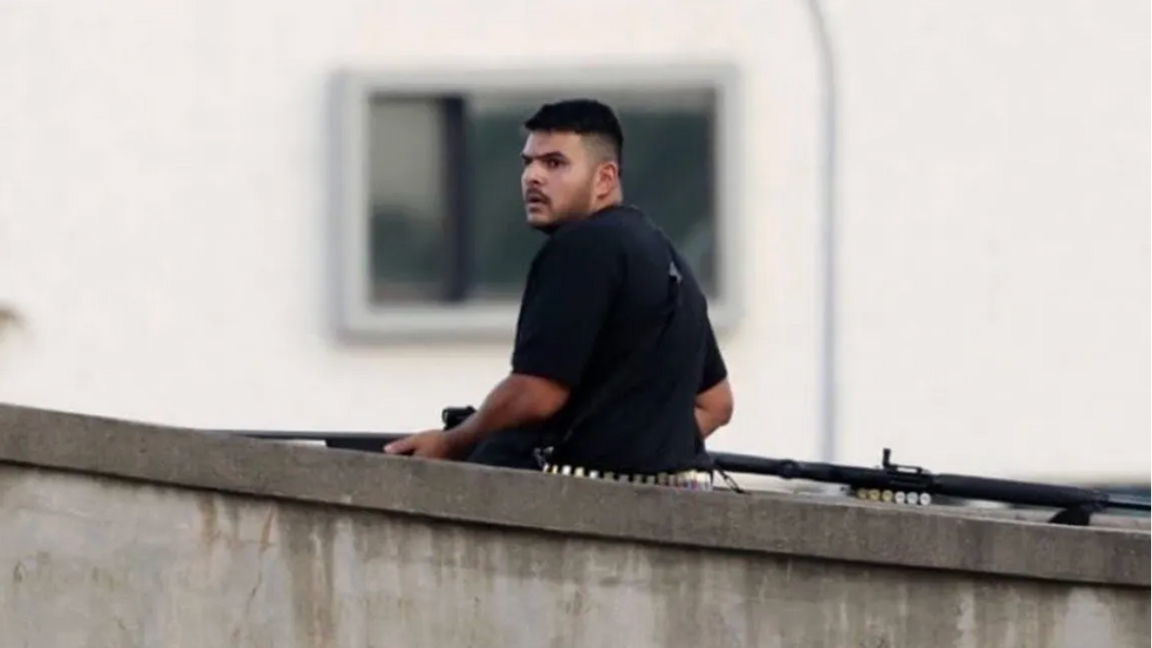 Naveed Akram, misstänkt för terrorskjutningen i Sydney har vaknat ur sin koma. Foto: Skärmdump via X