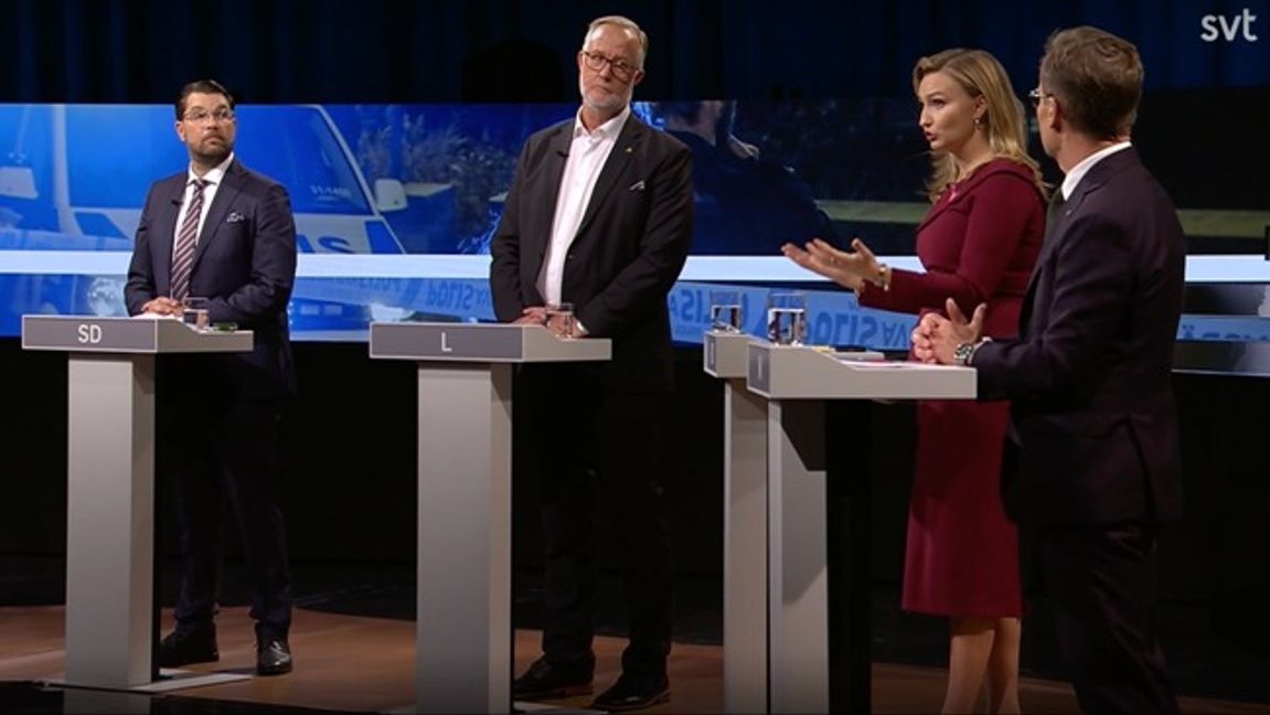 Hjort: Partiledardebatt i agenda