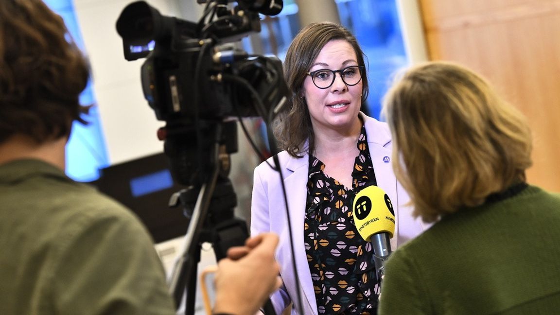 Maria Malmer Stenergard är moderaternas talesperson i migrationsfrågor.
Foto: Claudio Bresciani/TT.