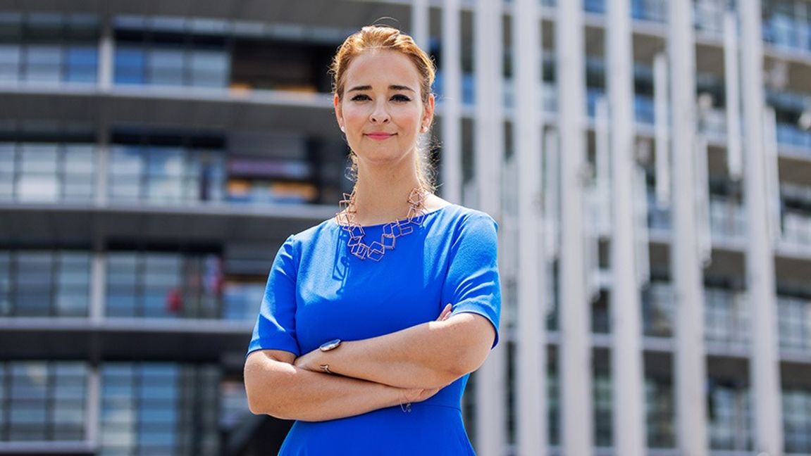 Alice Teodorescu Måwe (KD). Foto: Caisa Rasmussen/TT