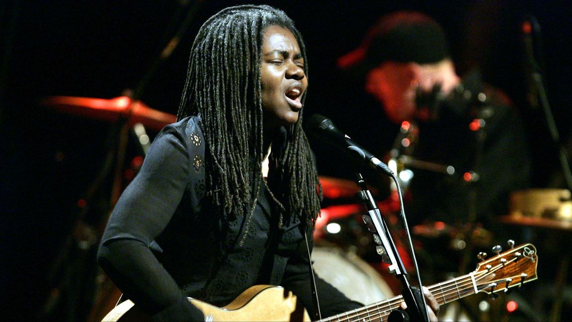 Tracey Chapman vid en spelning i Stockholm. Foto: Claudio Bresciani/TT