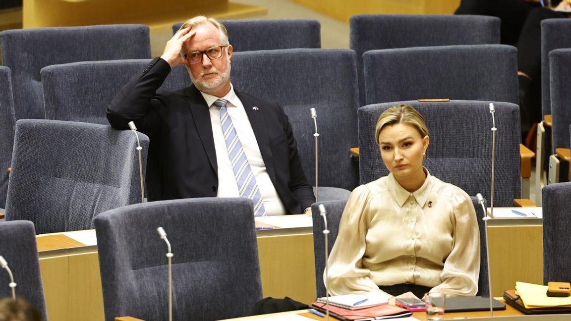 Både Liberalerna och Kristdemokraterna hamnar under spärren. Foto: Stefan Jerrevång / TT