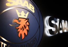 Försvarskoncernen Saab hade en bra dag på Stockholmsbörsen. Arkivbild. Foto: Karin Wesslén / TT