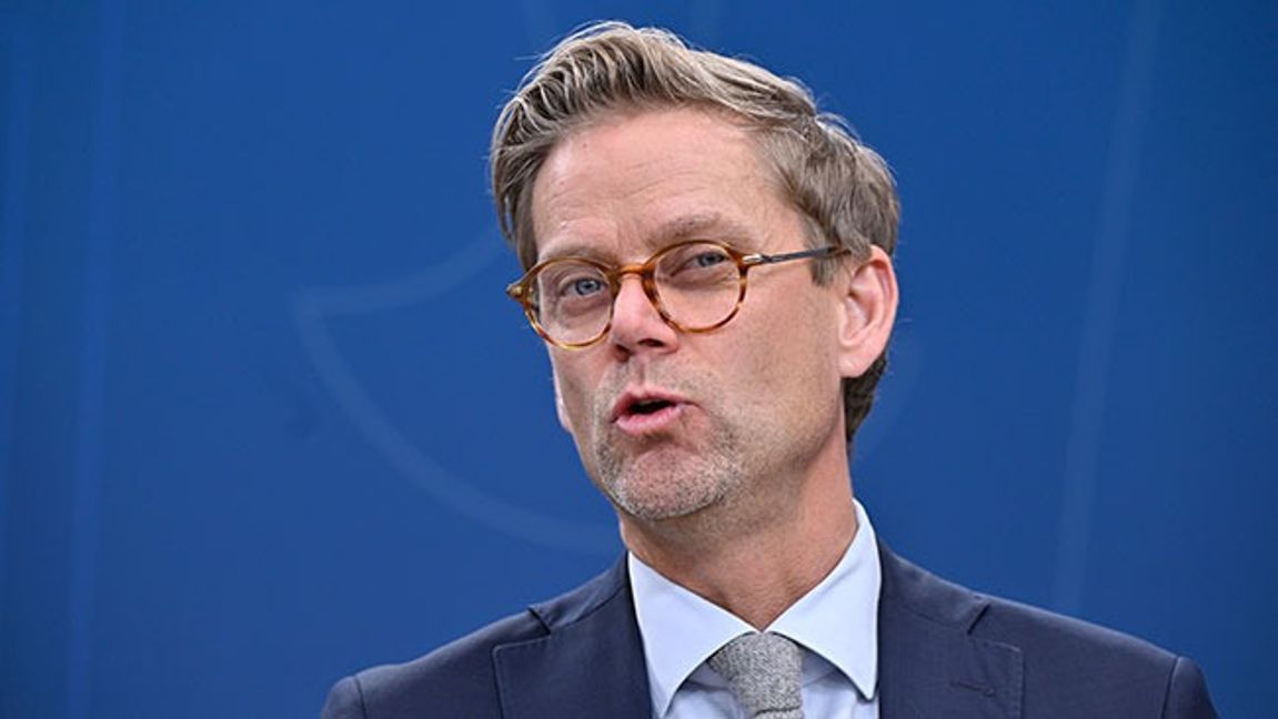 Liberalernas partisekreterare Jakob Olofsgård. Bild: Henrik Montgomery/TT 