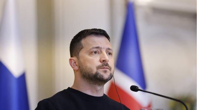 Ukrainas president Volodymyr Zelenskyj. Foto: Christine Olsson/TT