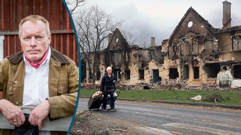 Bombat civilt bostadsområde i Mariupol. Foto: Alexei Alexandrov/TT