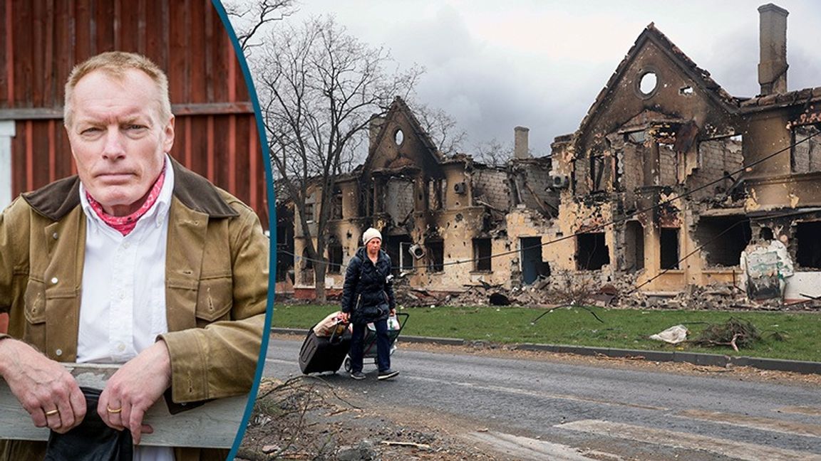 Bombat civilt bostadsområde i Mariupol. Foto: Alexei Alexandrov/TT