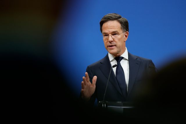 Natos generalsekreterare Mark Rutte i februari. Omar Havana/AP/TT