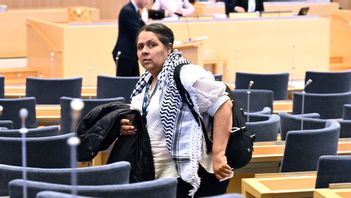 I ett anständigt parti hade Delgado inte behövt ta en kortare paus utan tvingats att lämna partiet. Foto: Jonas Ekströmer/TT