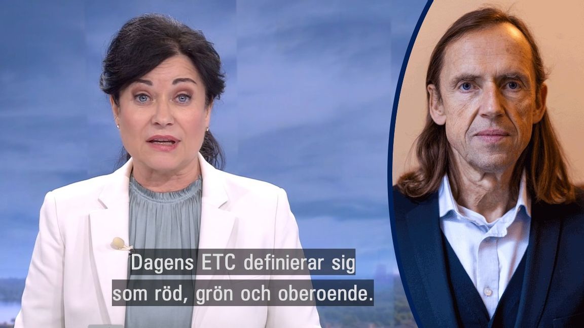 Bara så ni vet. Foto: Skärmavbild från SVT.