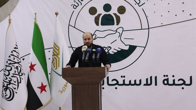 Mohammed al-Bashir uppges få i uppdrag att bilda ett övergångsstyre i Syrien. Den här bilden togs i Idlib den 28 november. Foto: Omar Haj Kadour/AFP/TT