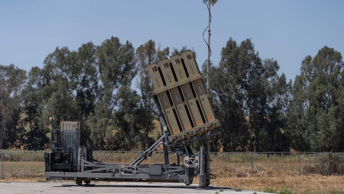 Missilförsvarssystemet Iron Dome. Foto: TT/AP Photo/Ohad Zwigenberg, File)