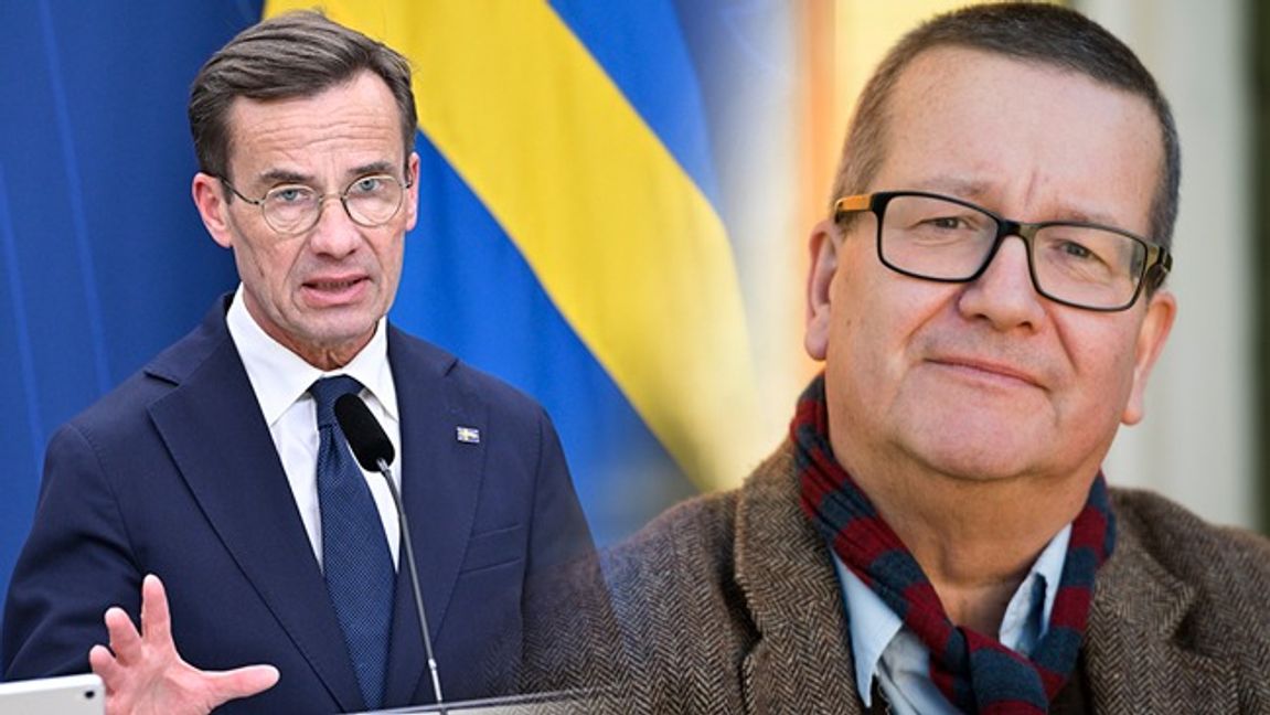 Ulf Kristersson har börjat tala om ett moderat Folkhem säger Stig-Björn Ljunggren. Foto: TT