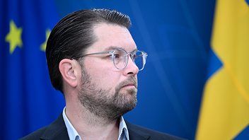 Jimmie Åkesson är en av författarna till debattartikeln i Expressen. Foto: Fredrik Sandberg