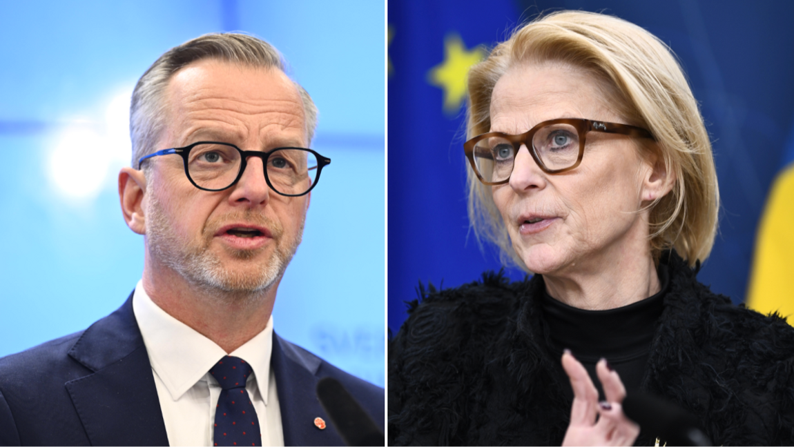 Mikael Damberg (S) menar att finansminister Elisabeth Svantesson (M) har gett en ”felaktig bild” av ekonomin. Foto: Fredrik Sandberg/Lars Schröder/TT