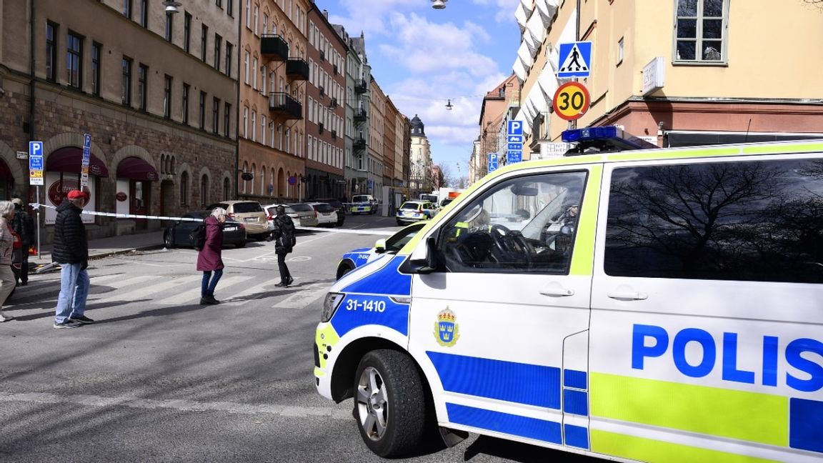 Ung man anhållen för mordet på Deltagym. Foto: Paul Wennerholm/TT 