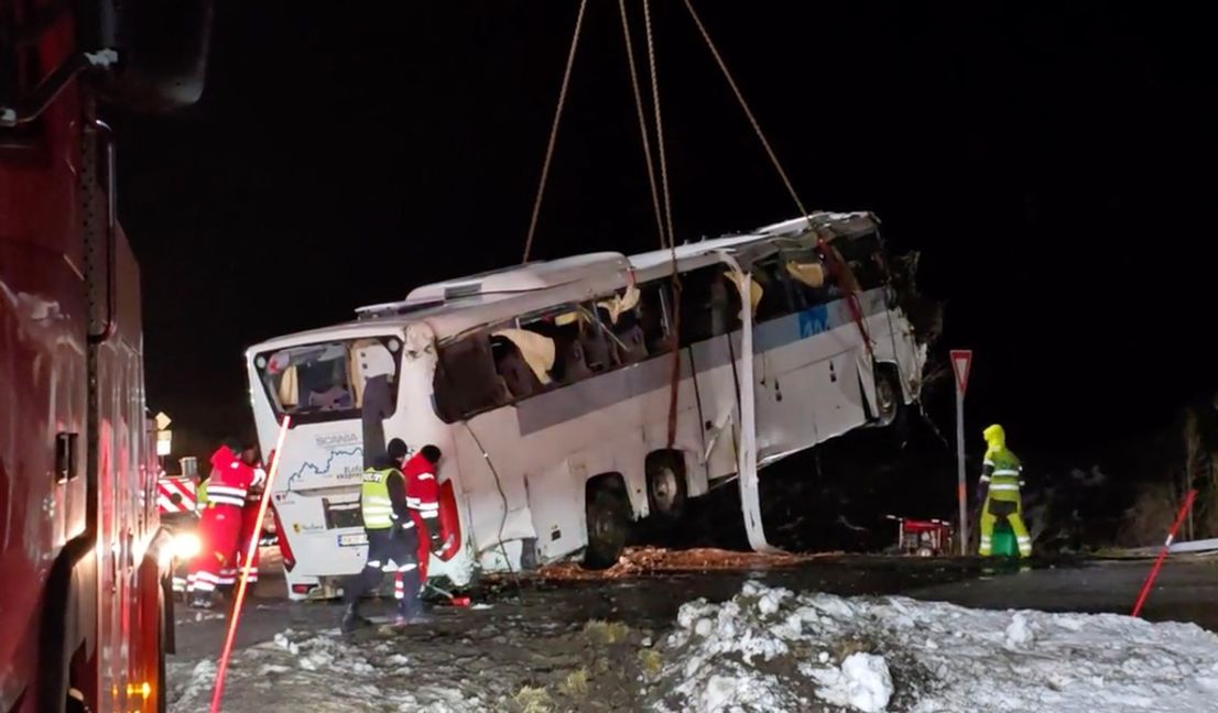 De tre personer som omkom i en bussolycka i Nordnorge under julhelgen var två franska medborgare och en kinesisk medborgare. Arkivbild. Foto: Jens Andre M. Birkeland/NTB/TT