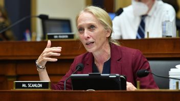 Den demokratiska kongresskvinnan Mary Gay Scanlon rånades på sin bil efter att ha deltagit i ett möte i en park i södra Philadelphia under onsdagen. Arkivbild. Foto: Mandel Ngan/AP/TT.