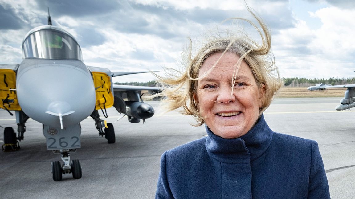 Magdalena Andersson svänger i frågan. Enligt uppgifter till SvD ska ansökan om Nato-medlemskap skickas in i juni. Foto: Johan Nilsson/TT