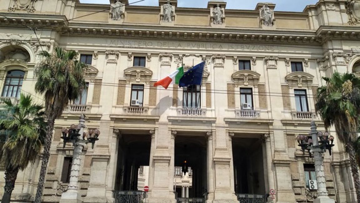 Ministeriet för offentlig utbildning i Rom. Foto: CAPTAIN RAJU, CC BY-SA 4.0, via Wikimedia Commons.