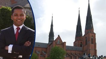 Uppsala domkyrka som är centrum för Svenska kyrkan. Foto: Wikki Commons Public Domain