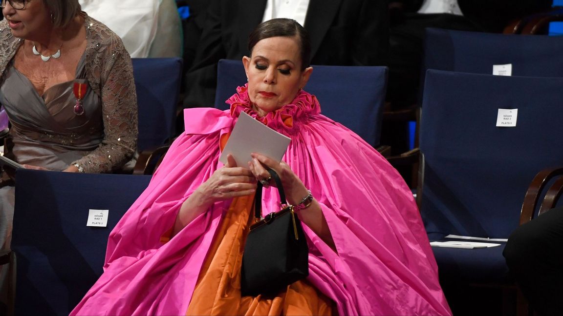 Sara Danius vid Nobelfesten 2018. Foto: Pontus Lundahl / TT