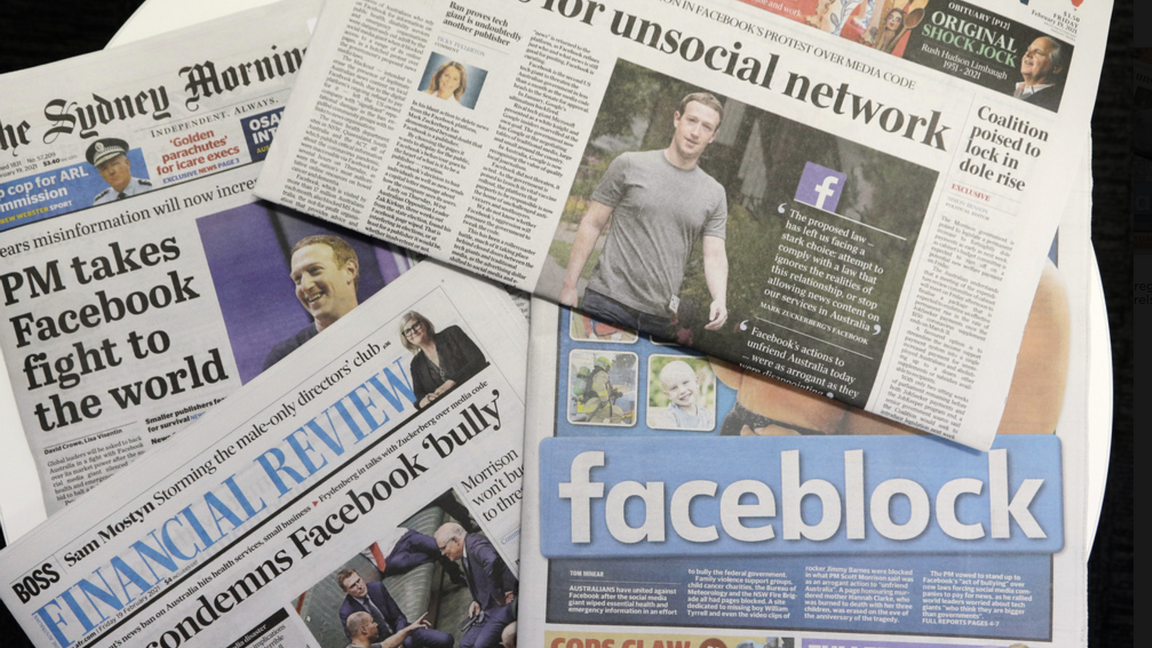 Facebook och Australiens regering verkar ha nått någon form av uppgörelse. Foto: Rick Rycroft/AP/TT. 