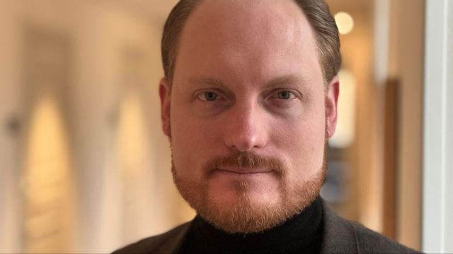 Aron Emilsson (SD) är ordförande i riksdagens utrikesutskott. Foto: Pelle Zackrisson